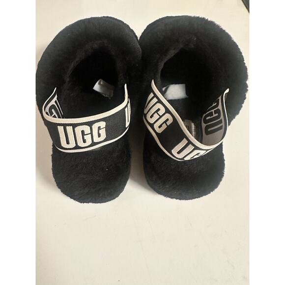 UGG Women's Fluff Yeah slide slipper Size 7 Black - Picture 2 of 4